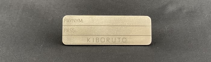 Koboruto's stainless steel backup can protect your bitcoin seed phrase, even in the event of a fire or flood.
