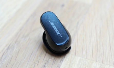 The exterior of the Bose QuietComfort Earbuds 2 showing the touch control surface.