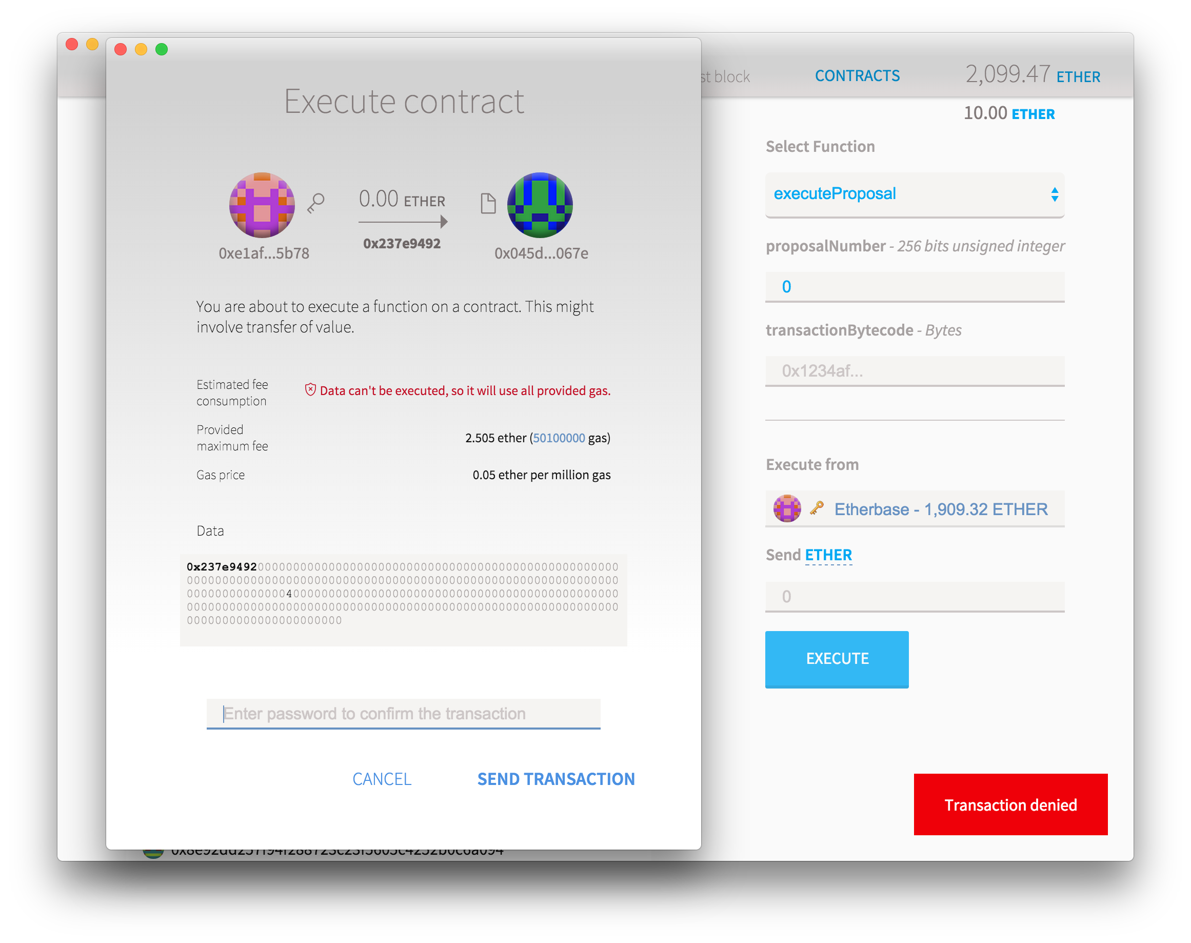 Ethereum wallet screenshot 2015-12-01 at 6:21:30 pm