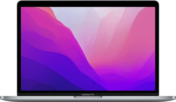 2022 Apple MacBook Pro Laptop with M2 chip: 13” Retina Display, 8GB RAM, 256GB SSD , Touch Bar, Backlit Keyboard, FaceTime HD Camera Space Gray (Renewed)