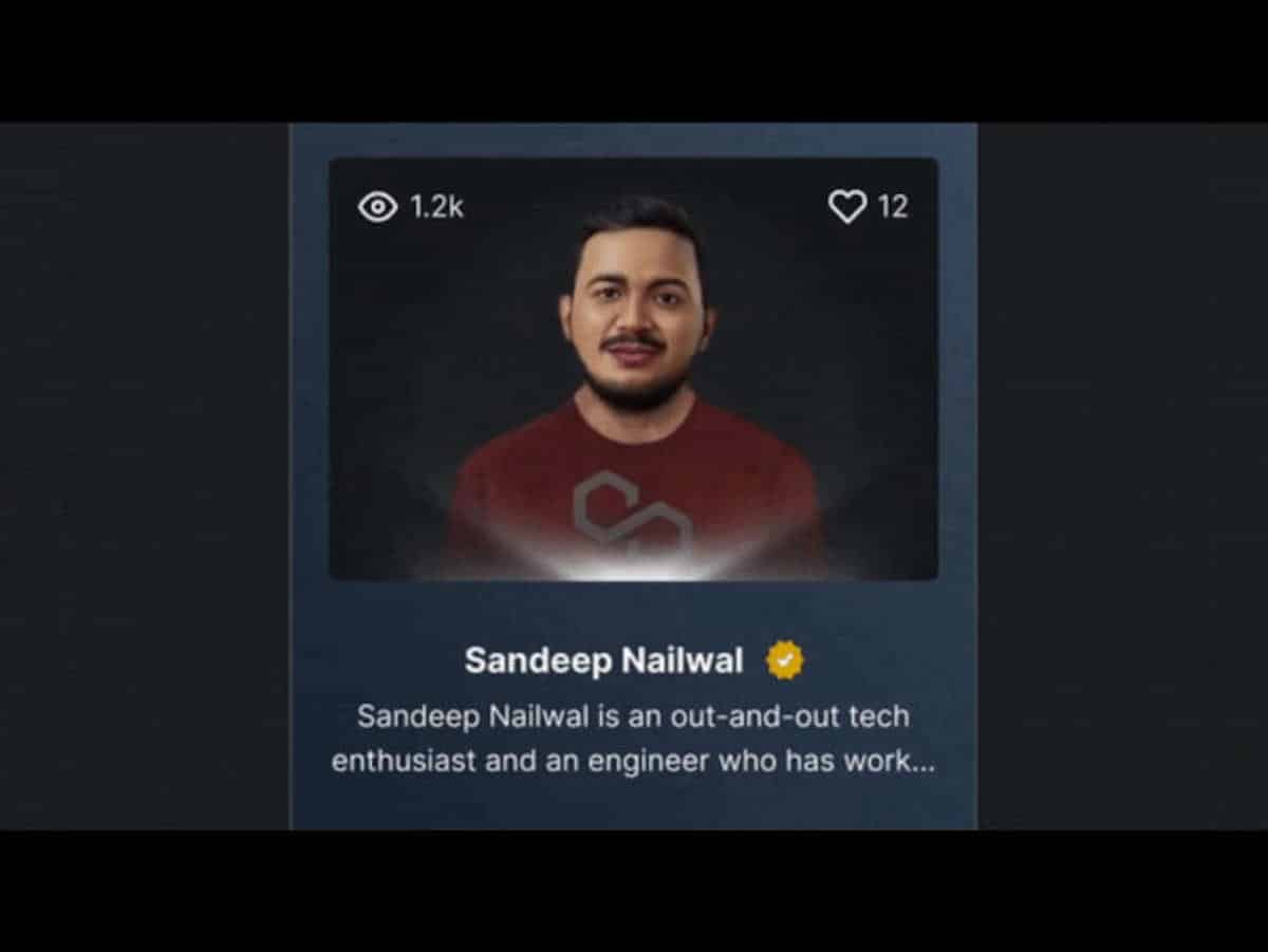 Sandeep Nailwal's AI NFT by CharacterGPT
