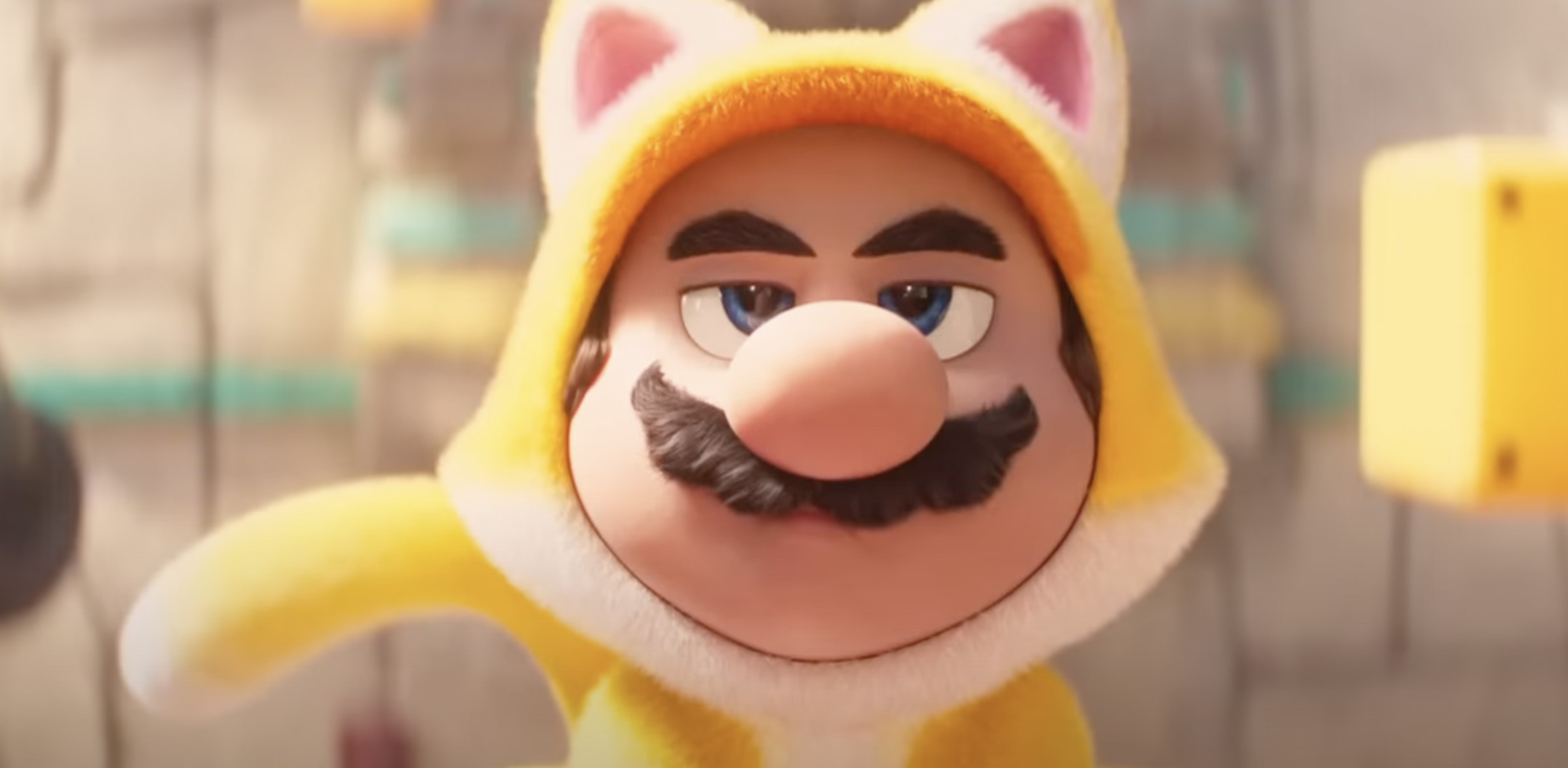 Cat Mario in the movie Super Mario Bros.