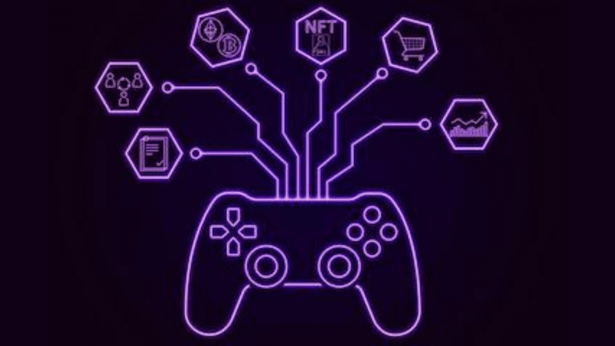 A game controller that represents all aspects of web3.  Dappradar suggests that web3 is on the rise and NFTs are leading the mass adoption.