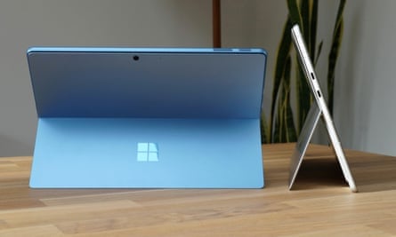 The back and sides of the Surface Pro 9.