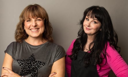 Tara Flynn and Marian Keyes, hosts of the midlife advice show Now You're Asking.