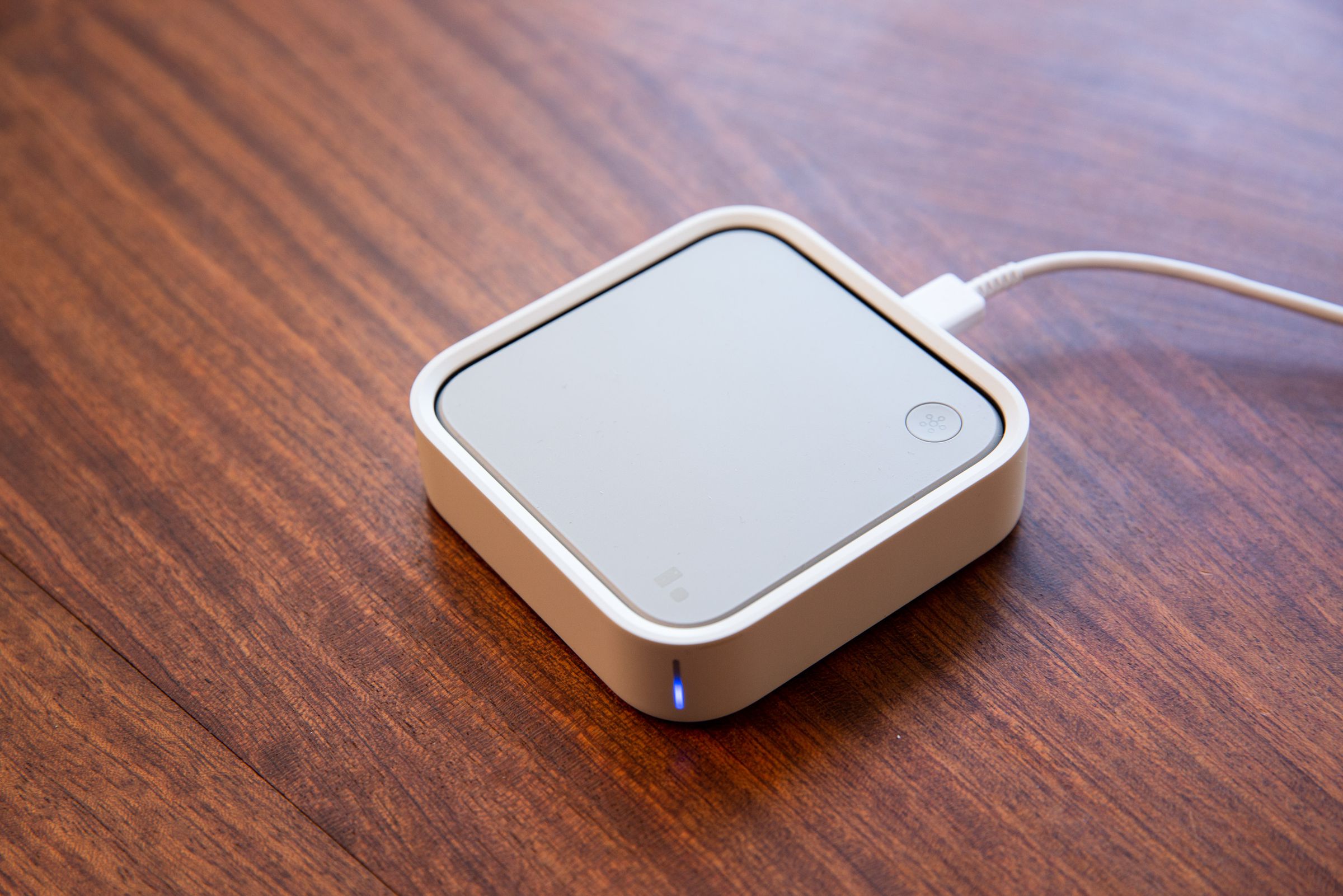 The SmartThings button gives you physical control over smart home devices.