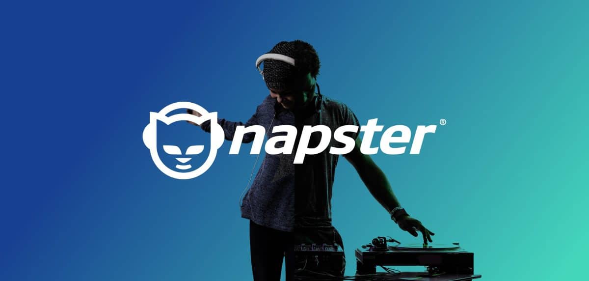 napster logo digital poster