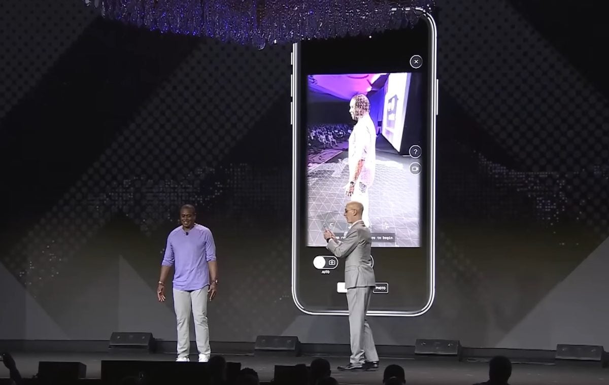 NBA Commissioner Adam Silver introduces new scanning technology to enter the NBA metaverse.