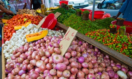 A market in France.