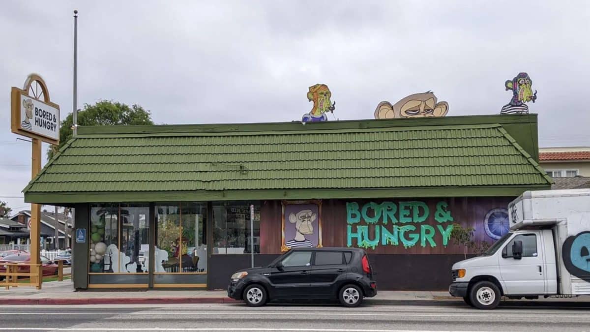 image of Bored and Hungry restaurant seen from the street