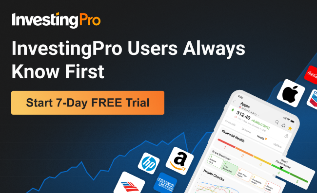 InvestingPro users always know first |  Start FREE 7-day trial