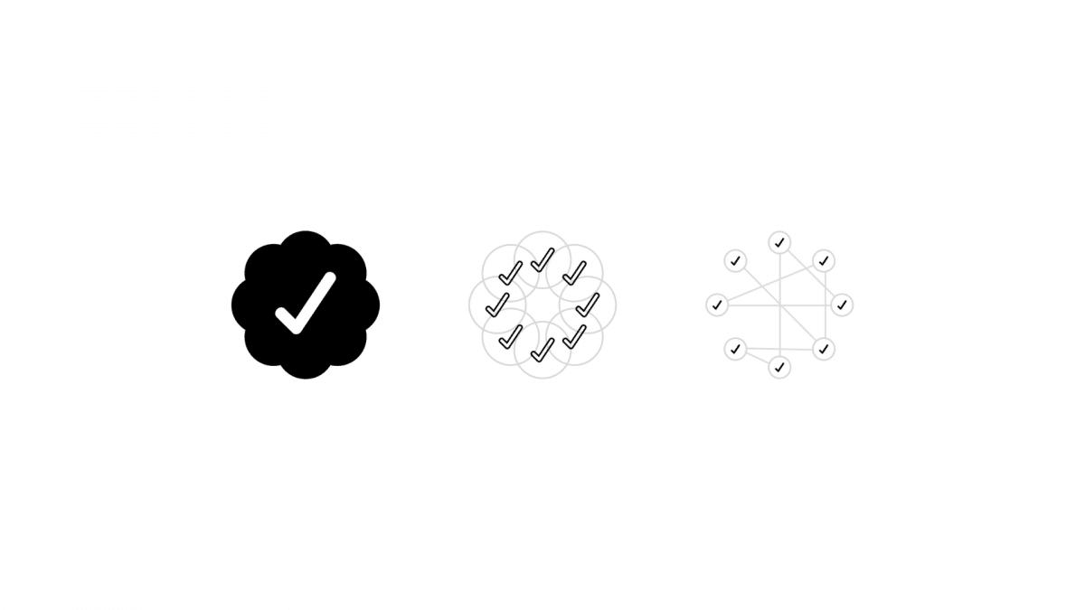 a series of interpretations of checkmarks from Jack Butcher's Check V4 NFT project.