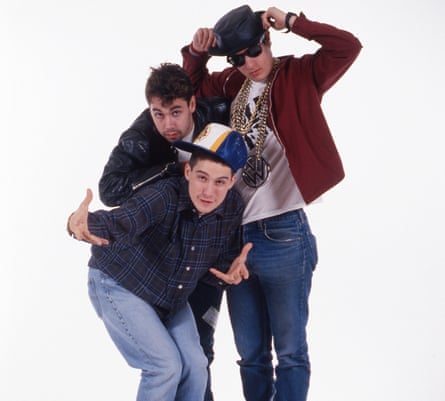 Beastie Boys: de (izquierda a derecha) Adam Horovitz (Ad-Rock), Adam Yauch (MCA), Mike Diamond (Mike D). 