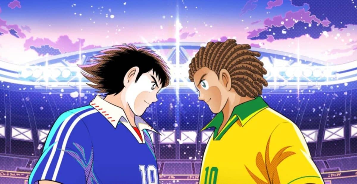 image of two characters from the anime series Captain Tsubasa