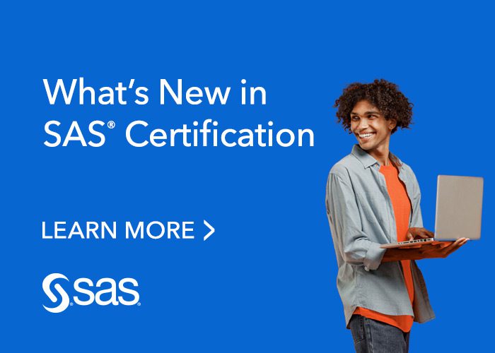 What's new in SAS certification?