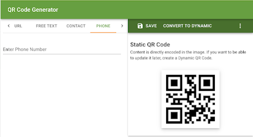 QR code generator