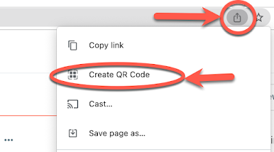 chrome qr code