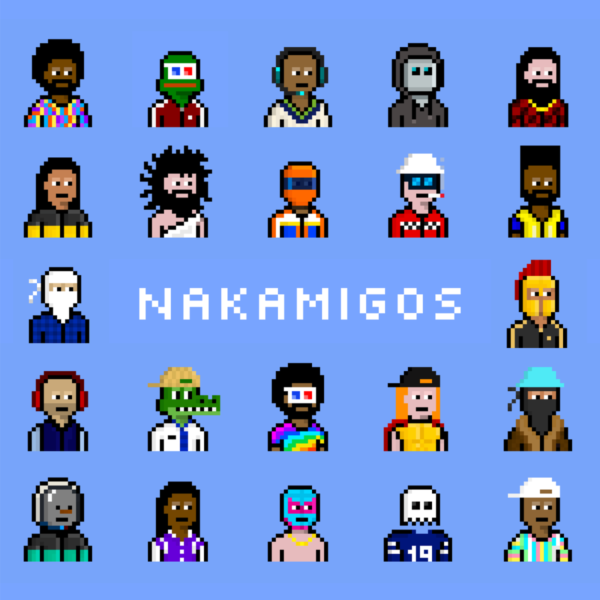 Gremplin required burning Nakamigos for his NFT release.  Image of Nakamigo characters