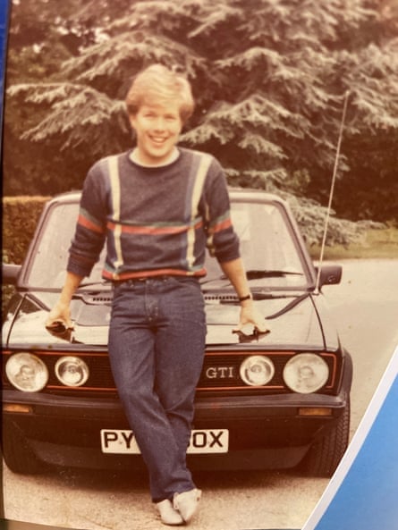 Tim in Oadby, Leicester, August 1982 – “My James Spader days”.