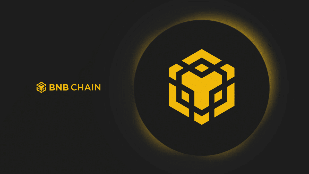 logo of BNB Chain, which organizes the NFT easter hunt