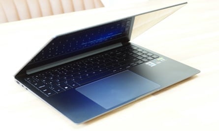 The massive trackpad on the Galaxy Book 3 Ultra.