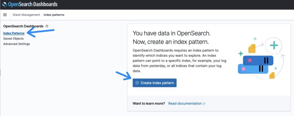 Figure 7: OpenSearch Index Patterns overview