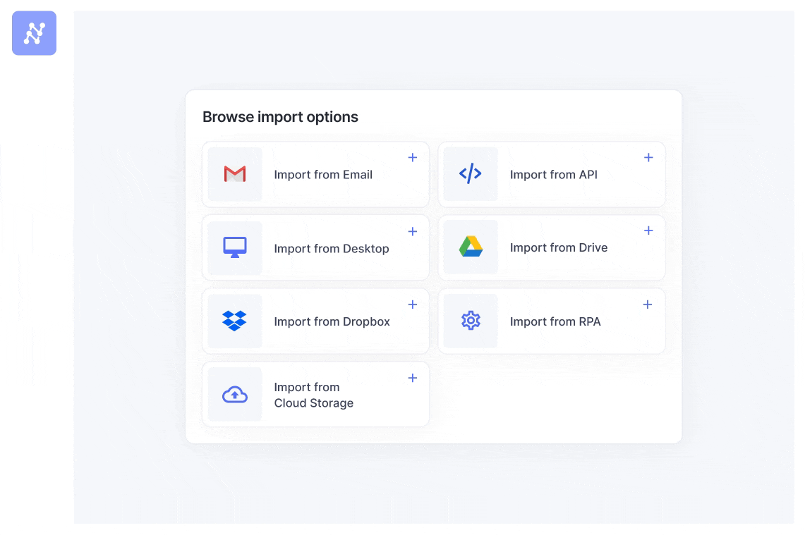 Import invoices from multiple sources