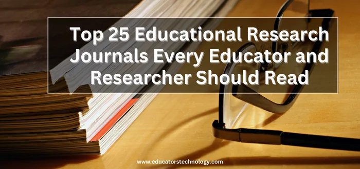 Educational research journals