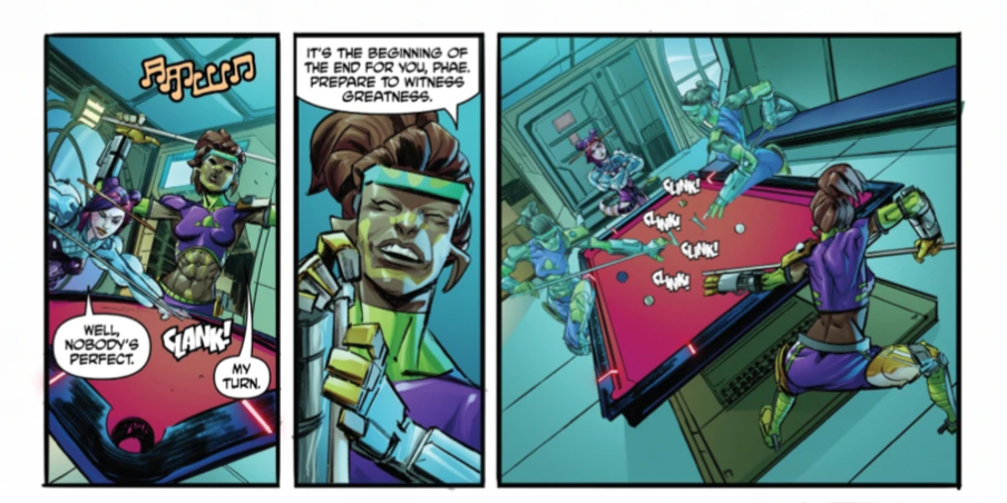 screenshot from Wreck League comic