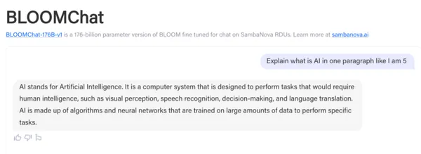 Bloom chat | Alternatives to ChatGPT