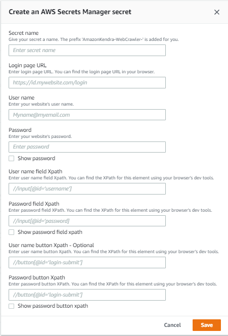 saml secrets manager