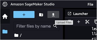 Subir archivo a SageMaker Studio
