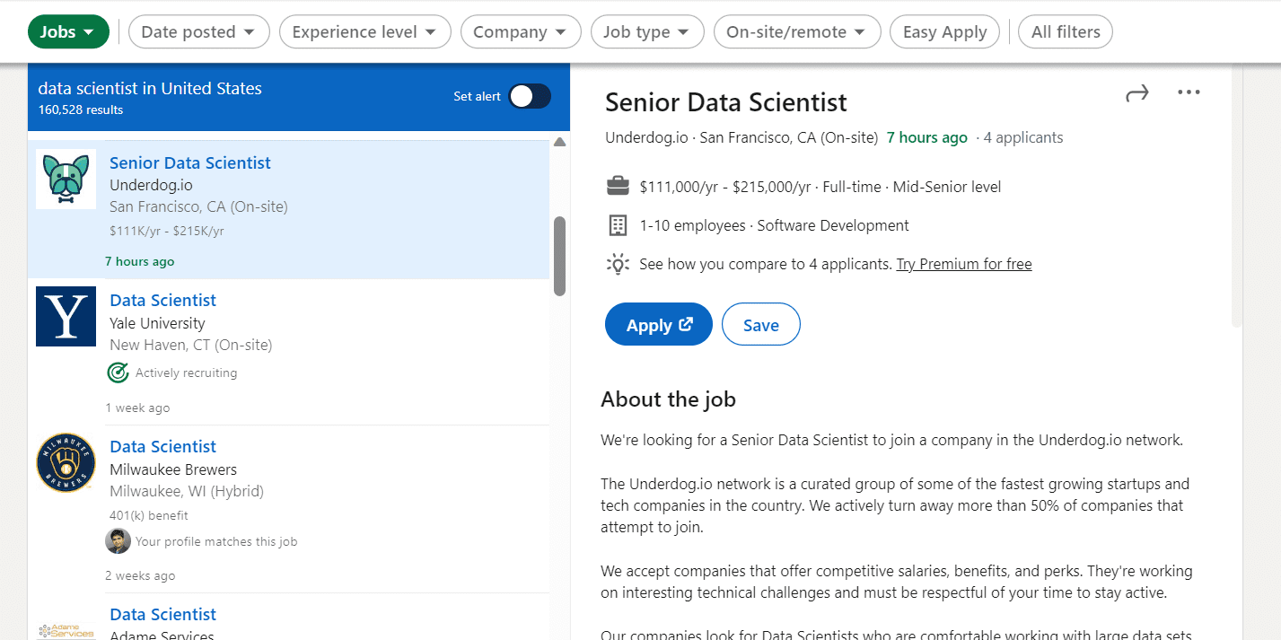 7 platforms to get high-paying data science jobs