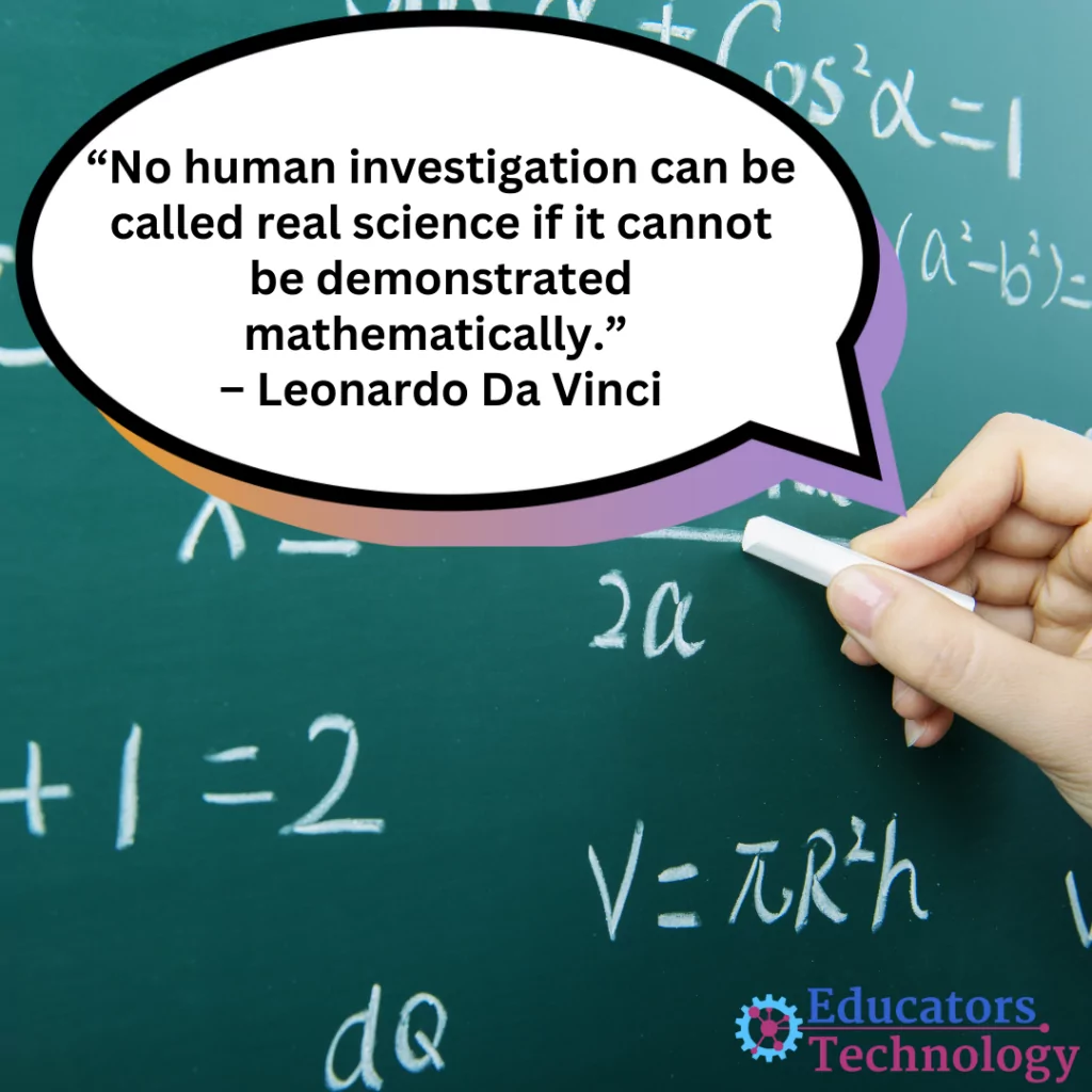 Inspirational math quotes