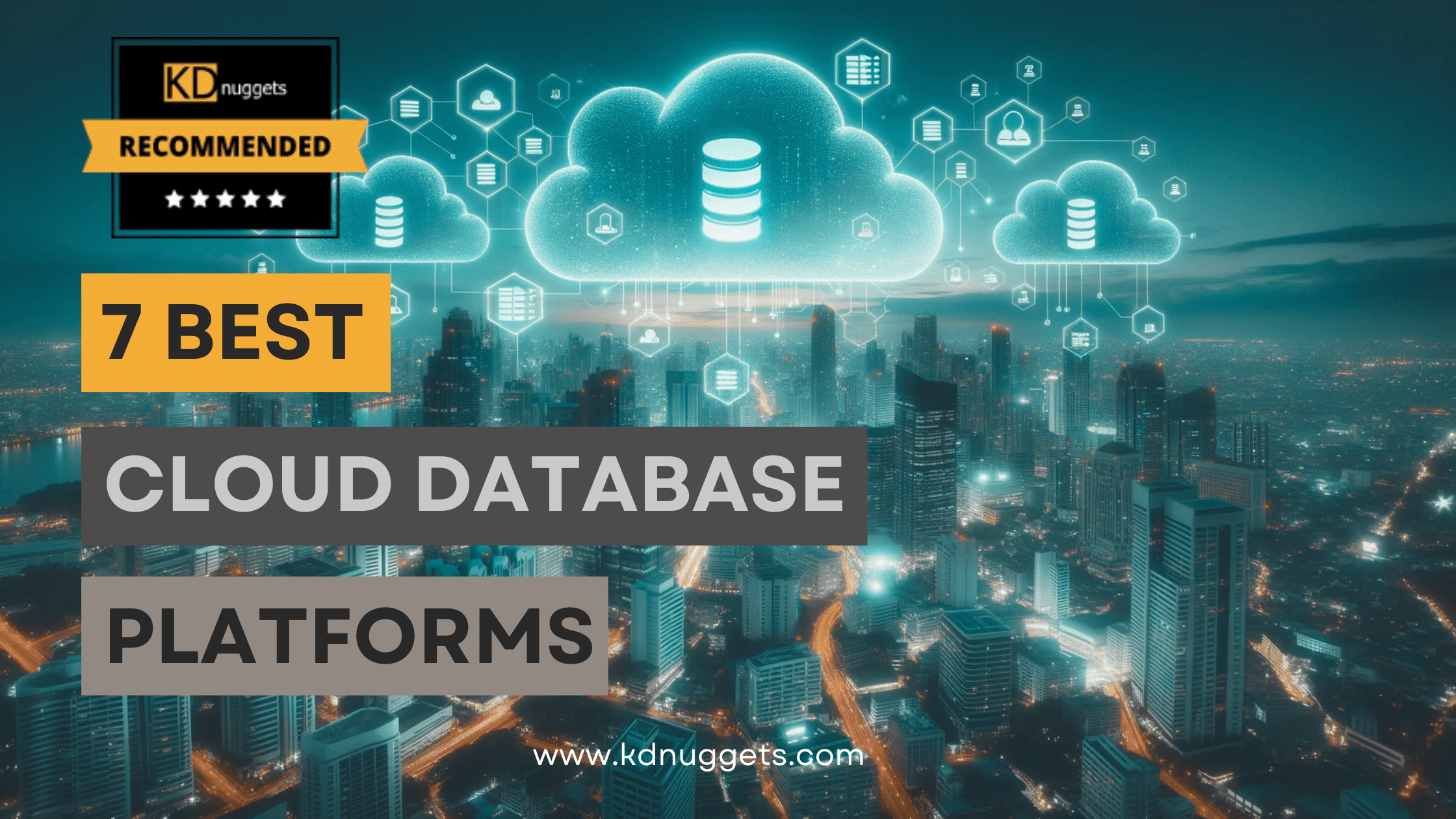 Las 7 mejores plataformas de bases de datos en la nube