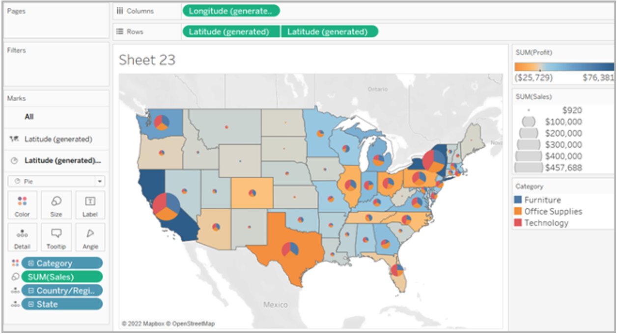 Map charts | Power BI Visualizations