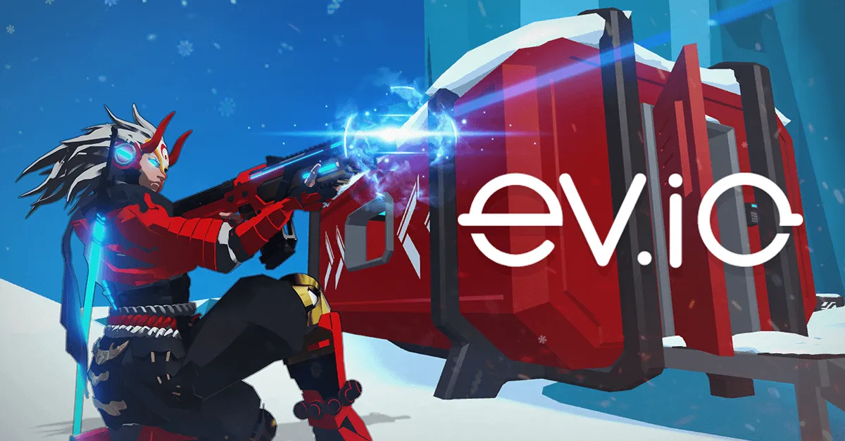 Official poster of the EV.IO game in Solana.