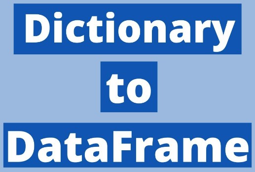 Dictionary to data frame