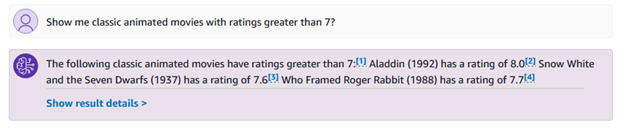 Show me classic animated movies with ratings above 7?
