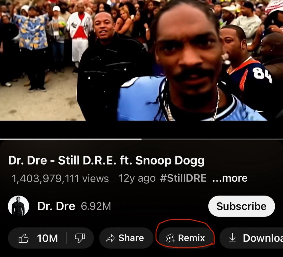 Still image from a Dr. Dre video.