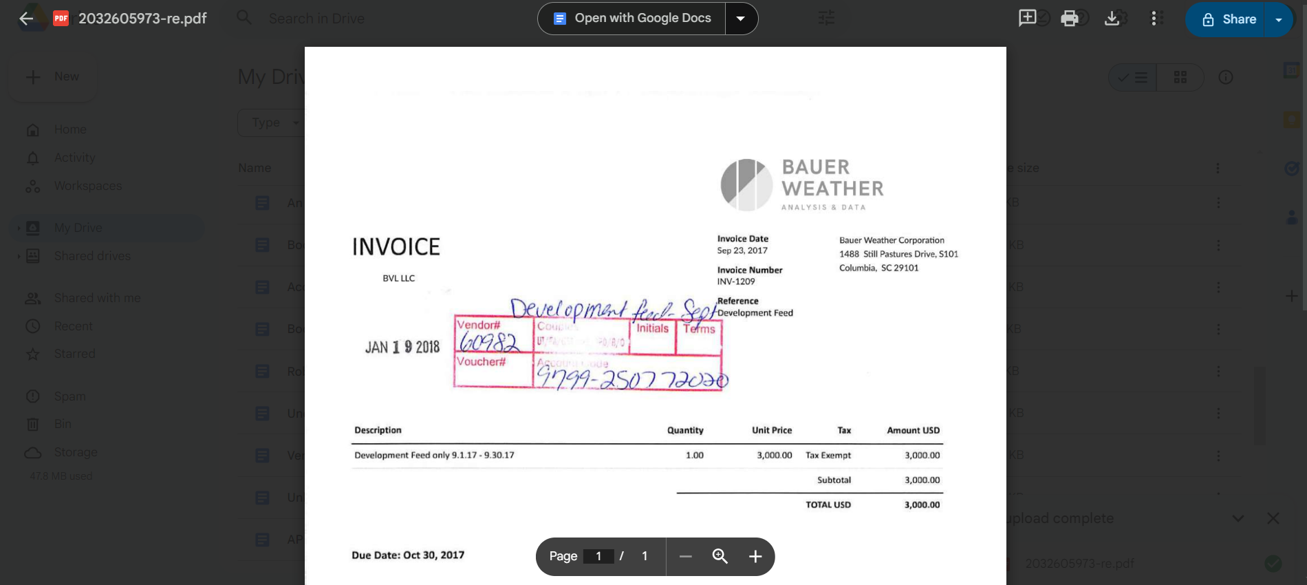 Modify scanned documents in Google Docs