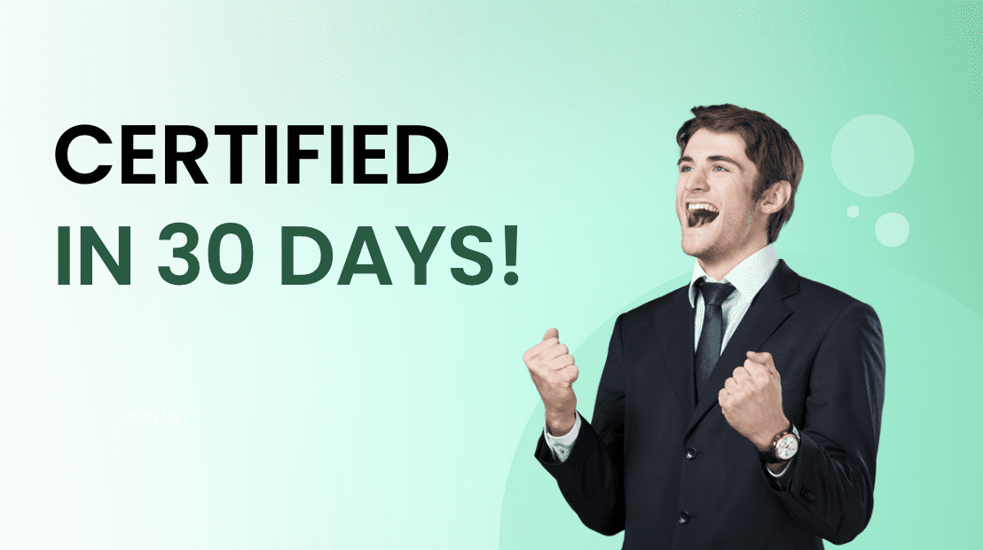 4 certifications to be ready to work in 30 days