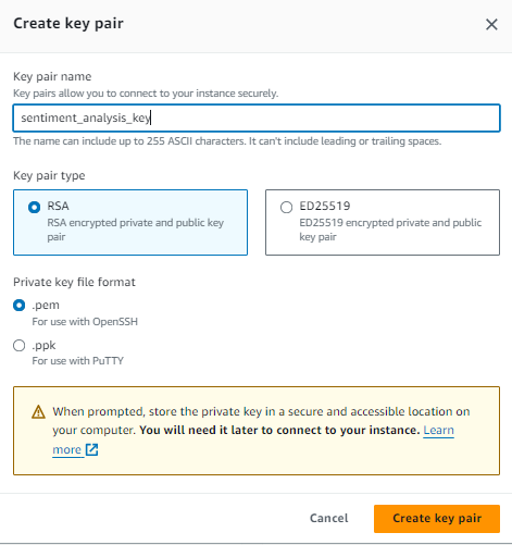 Set up an AWS EC2 Instance