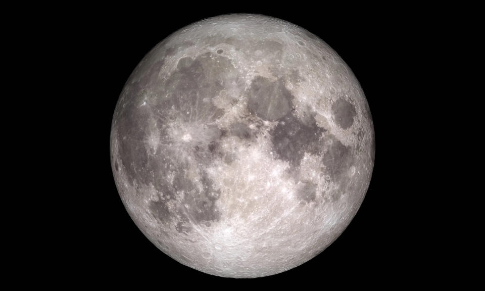Photo of the Moon, captured by NASA, with exquisite detail.