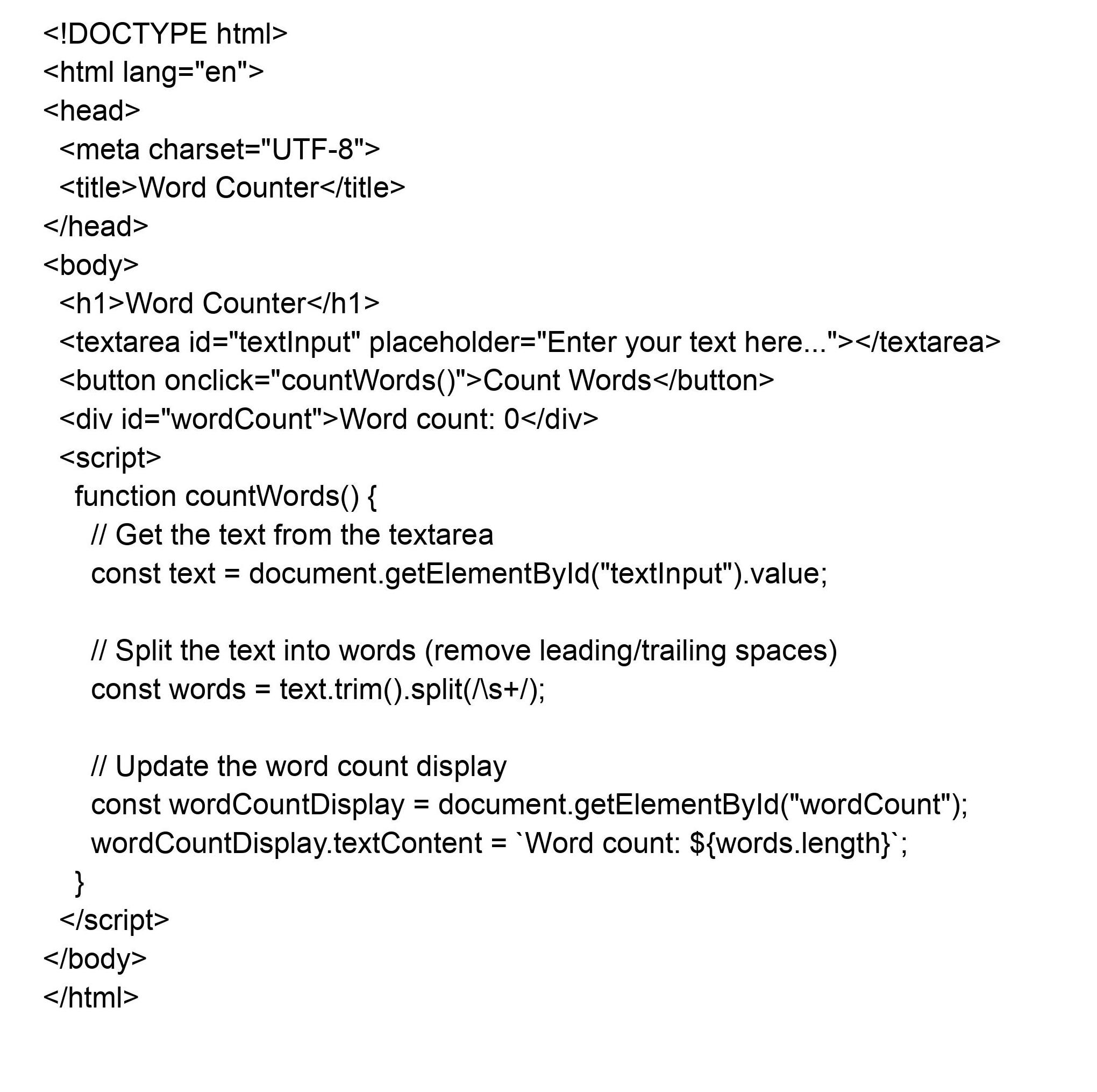 Gemini HTML Code
