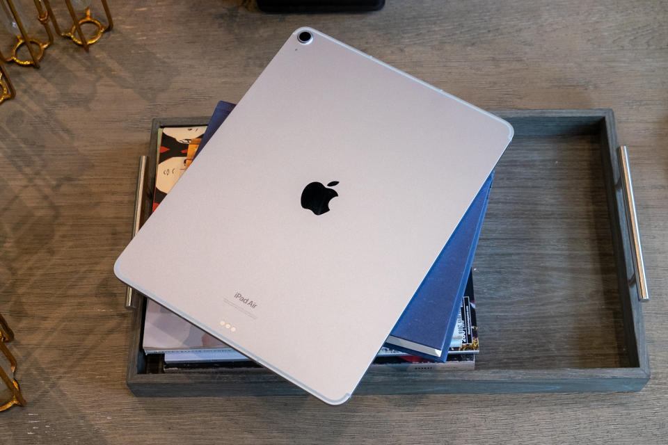 Photos of Apple's 13-inch iPad Air, released in 2024
