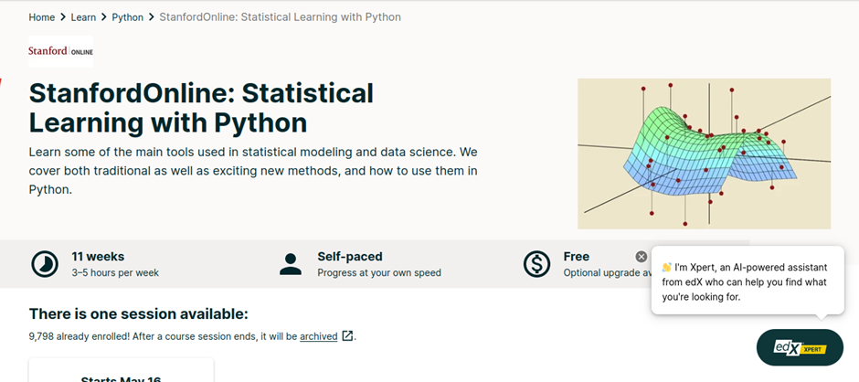 Stanford Statistical Learning with Python