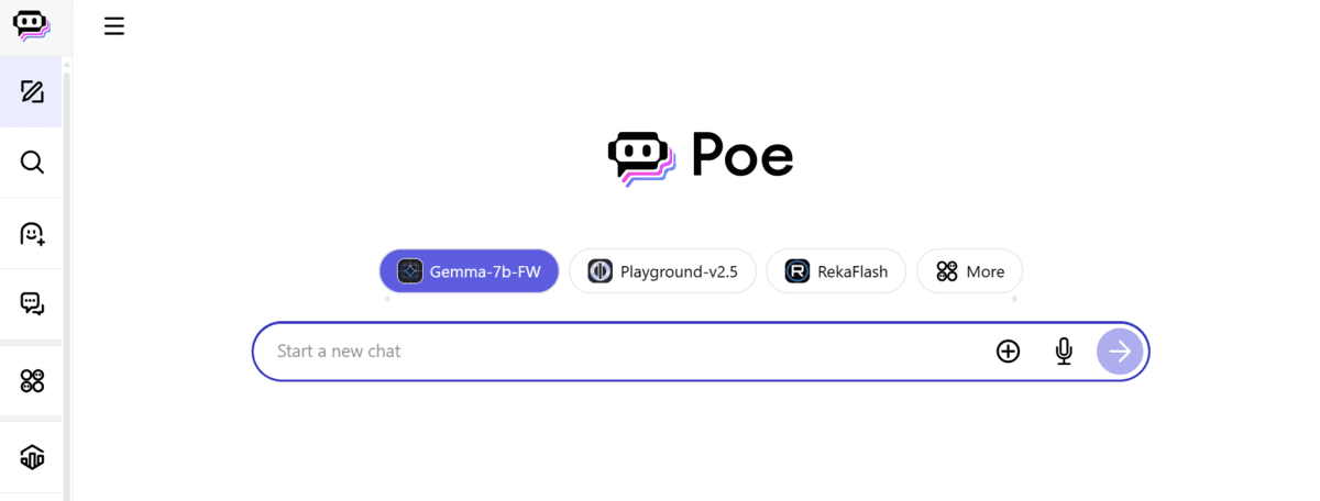 Poe user interface