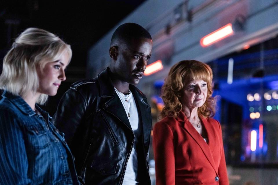 Image of Ruby, The Doctor and Mel.