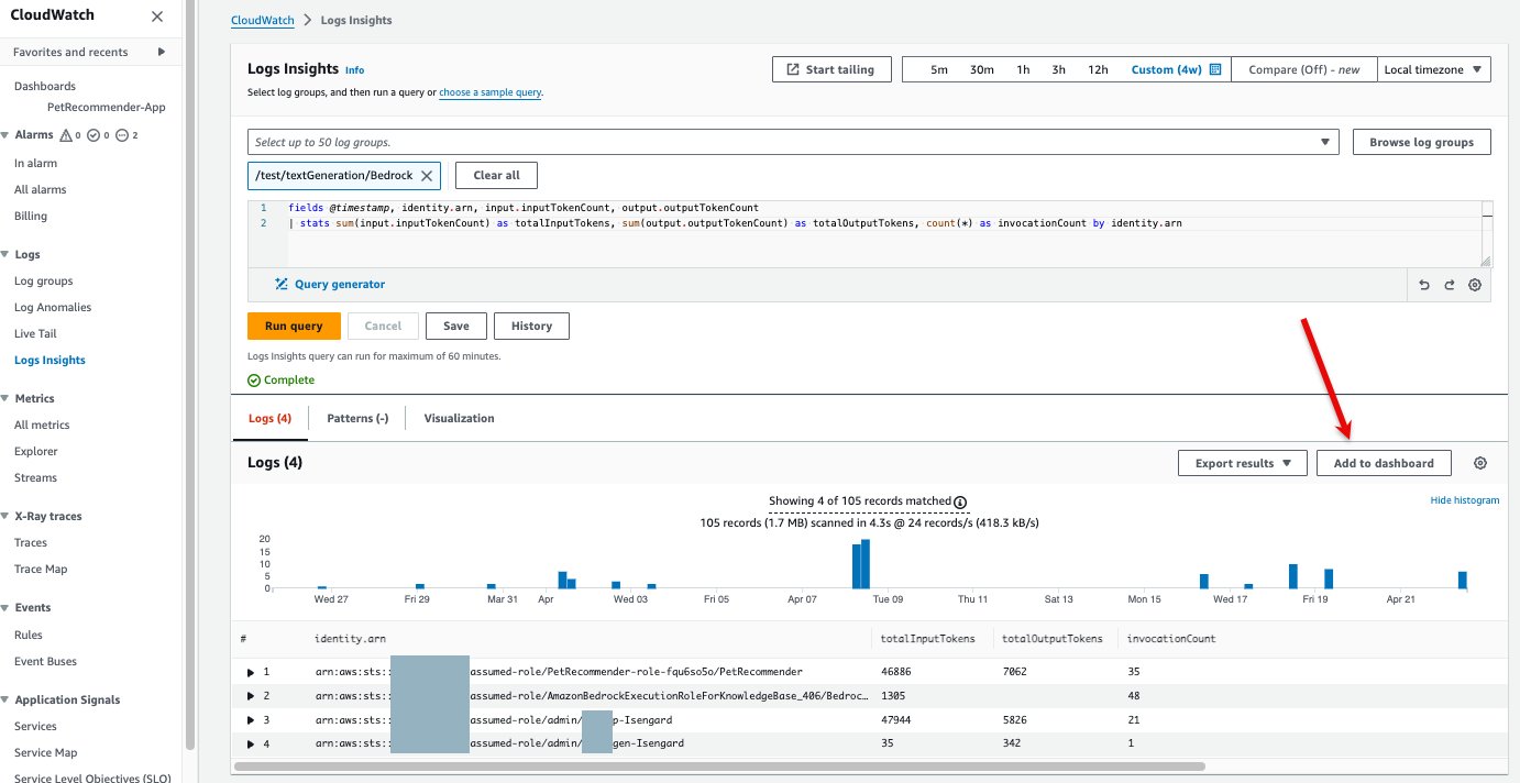 Figure 7: CloudWatch Log Insights can help you understand the drivers of your invocation logs by applications